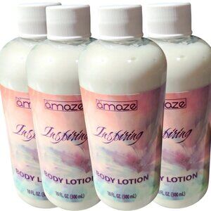 4× TNT Amaze Inspiring Body Lotion – 10 fl oz Each, Rapid-Absorption Moisturizer